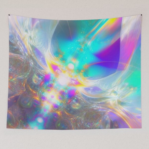 Item preview, Iridescent Prism Holographic Abstract designed and sold by trajeado14.