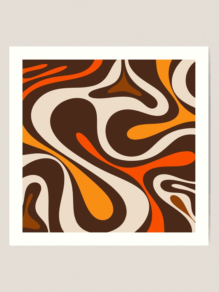 テクスチャーアート orange gold 40×30
