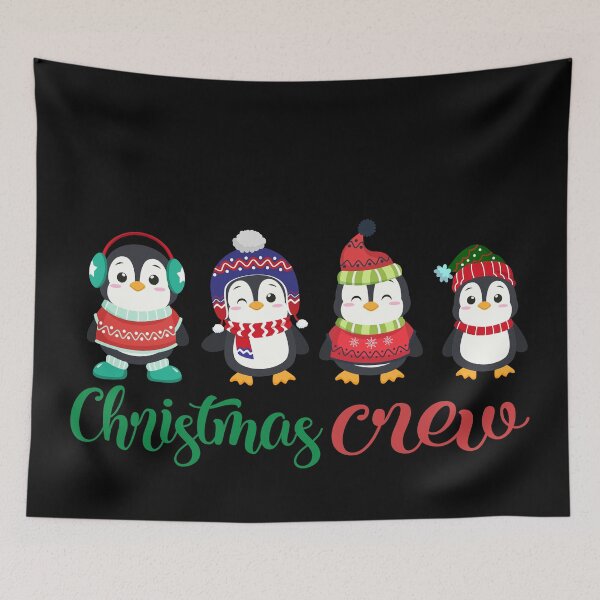 Item preview, Christmas Crew - Cute Penguins  designed and sold by Trinket-Trickster.