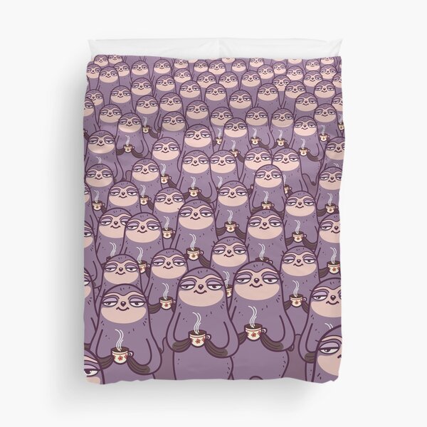 Sloth-tastic! Duvet Cover