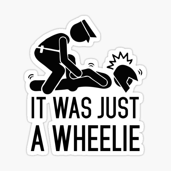 Légaliser Wheelies Sticker