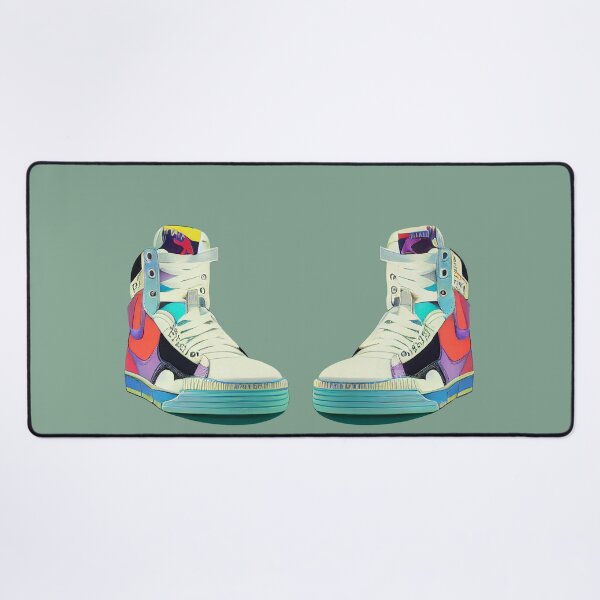 Item preview, High-Top Kicks - Mint/Patchwork designed and sold by sbdigital.