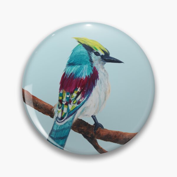 Item preview, Jay Bird on a Stick designed and sold by Hannah McIntyre.