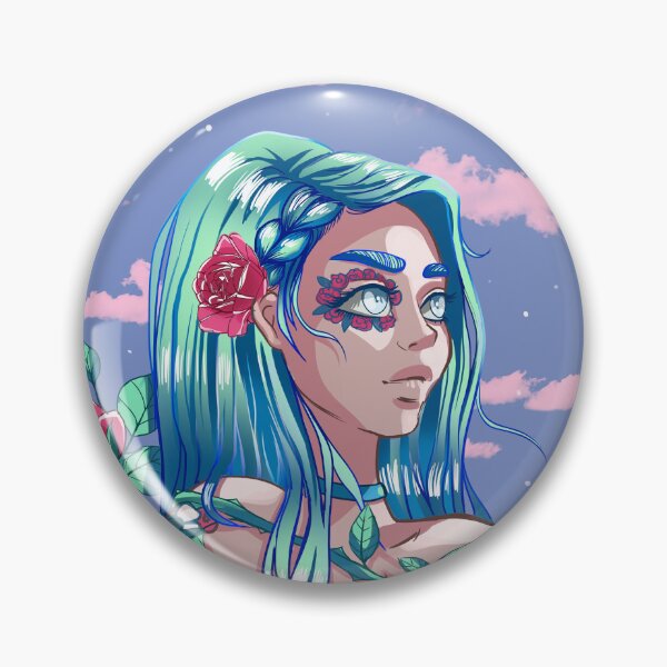 Item preview, Blue eyes anime girl designed and sold by AnnaPopa.