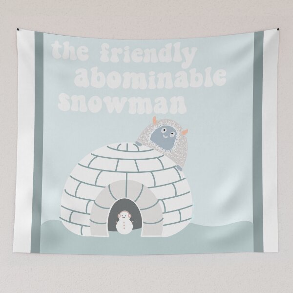 Item preview, “The Friendly Abominable Snowman” Winter Collection Design designed and sold by artttbysar.