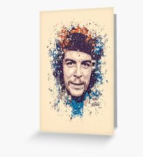 Che Guevara splatter painting Greeting Card