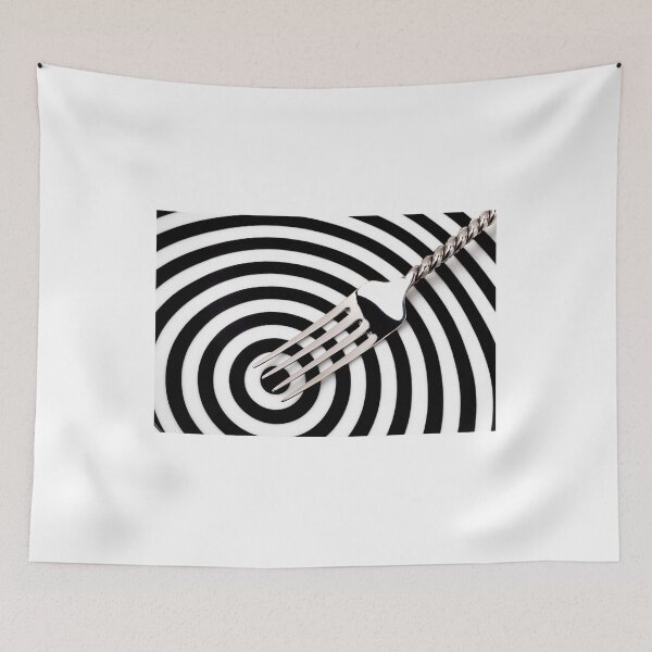 Item preview, Fork On Graphic Circles designed and sold by Garry Gay.