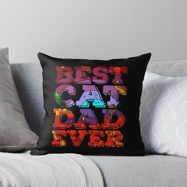 Item preview, Best Cat Dad Ever Slogan designed and sold by PetSafari.