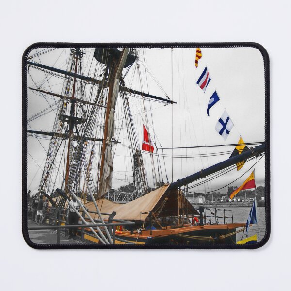 Item preview, Tall Ship with flags at Canal Days in Port Colborne designed and sold by JenCulp.