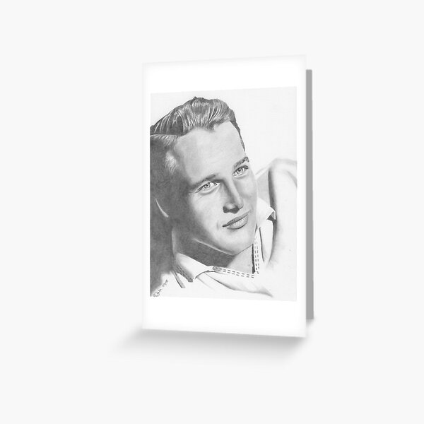 Paul Newman Greeting Card