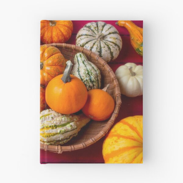 Item preview, Autumn Pumpkins On Red Boards Still life designed and sold by Garry Gay.