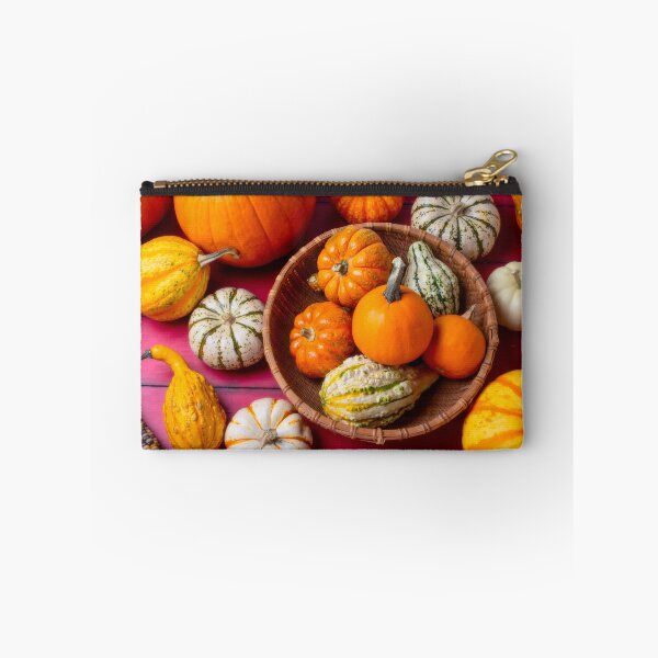 Item preview, Autumn Pumpkins On Red Boards Still life designed and sold by Garry Gay.