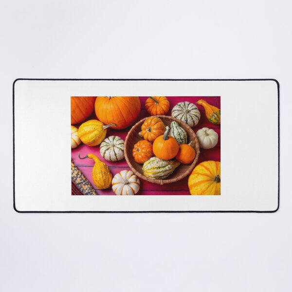Item preview, Autumn Pumpkins On Red Boards Still life designed and sold by Garry Gay.