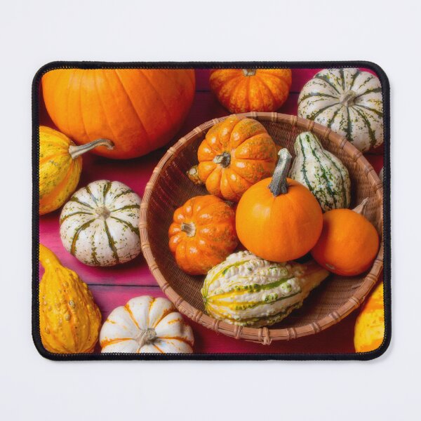 Item preview, Autumn Pumpkins On Red Boards Still life designed and sold by Garry Gay.