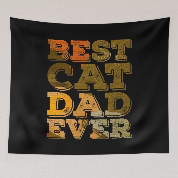 Item preview, Best Cat Dad Ever Slogan designed and sold by PetSafari.