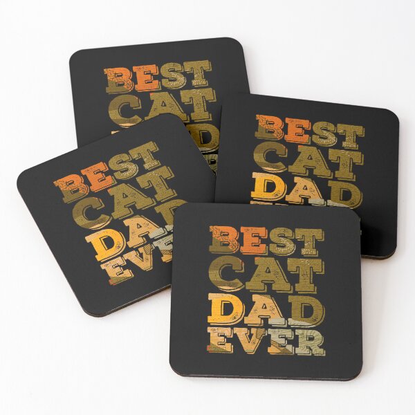 Item preview, Best Cat Dad Ever Slogan designed and sold by PetSafari.