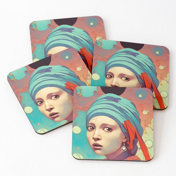 Item preview, Modern Girl With A Pearl Earring, Version 1 designed and sold by EsoteraArt.