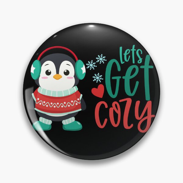 Item preview, Lets Get Cozy - Cute Penguin in Winter Outfit designed and sold by Trinket-Trickster.
