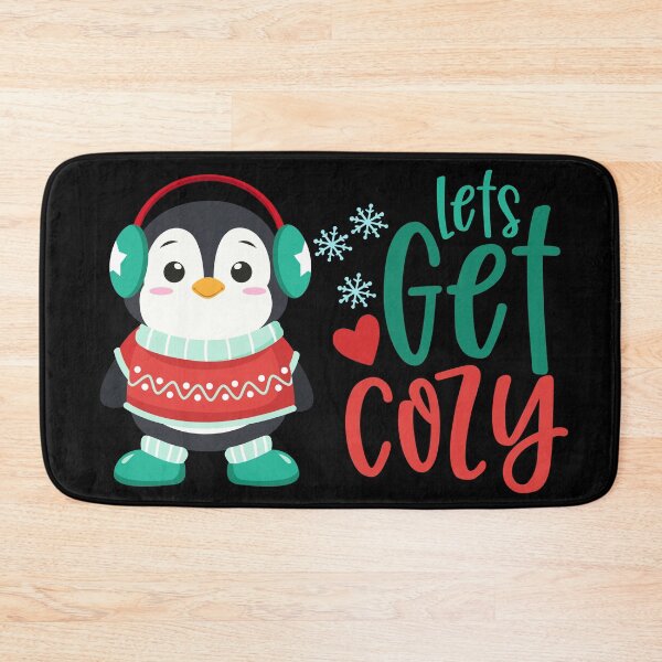 Item preview, Lets Get Cozy - Cute Penguin in Winter Outfit designed and sold by Trinket-Trickster.