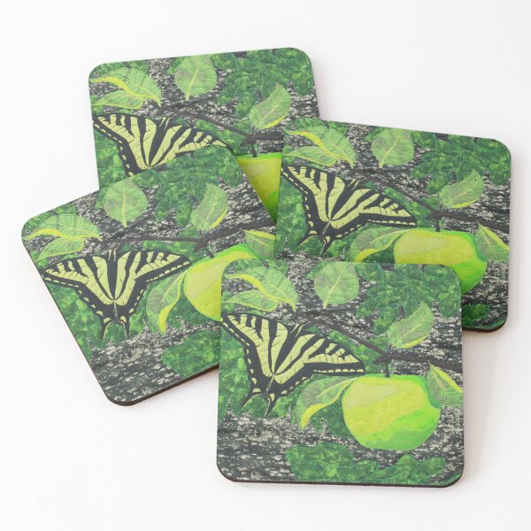 Item preview, Butterfly & apple designed and sold by SCRAPPLIQUE.
