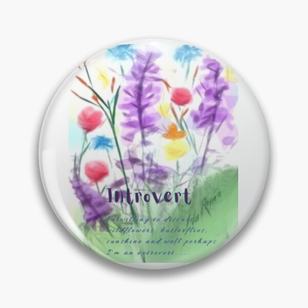 Item preview, Wildflower Introvert designed and sold by IvaRenee.