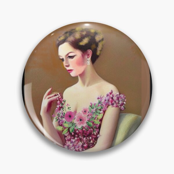 Artikelvorschau, Dame im Abendkleid „Vintage Vogue“ entworfen und verkauft von Mizjean.