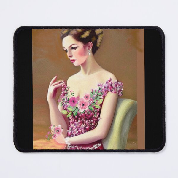 Item preview, Lady in Evening Dress “Vintage Vogue” designed and sold by Mizjean.