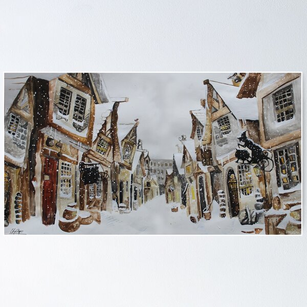 Item preview, Hogsmeade in the Snow designed and sold by ellie-mellon.