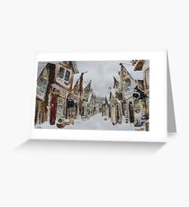 Hogsmeade in the Snow Greeting Card