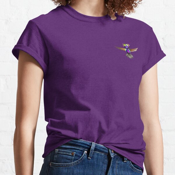 Velvet-Purple Coronet Hummingbird Version 012 Classic T-Shirt