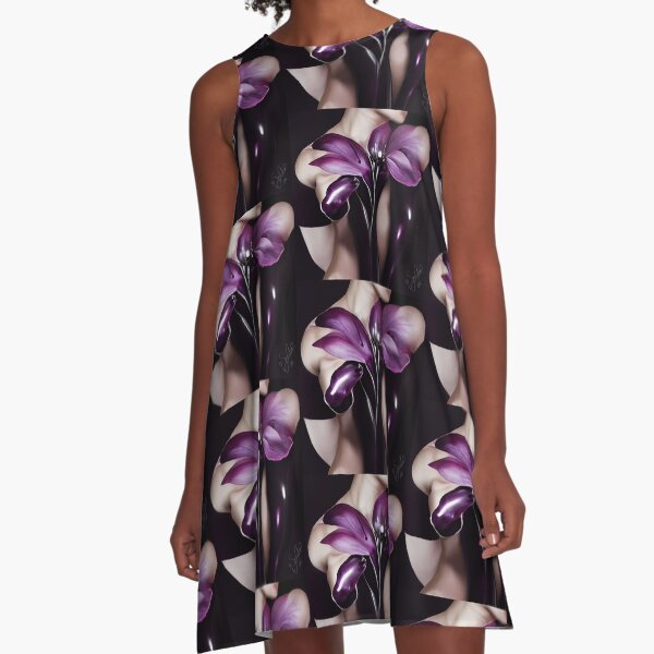 Man Orchids by iServalan Glorious Sensual Imaging at Tale Teller Club A-Line Dress