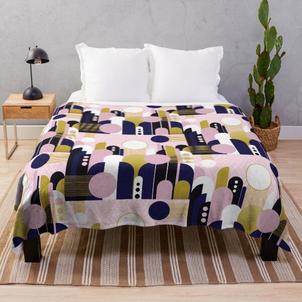 Item preview, Candy Cotton Sunset-Art Deco designed and sold by liveinpaper.