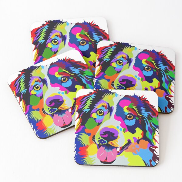 Item preview, Australian Shepherd Pop Art designed and sold by GenerationalArt.