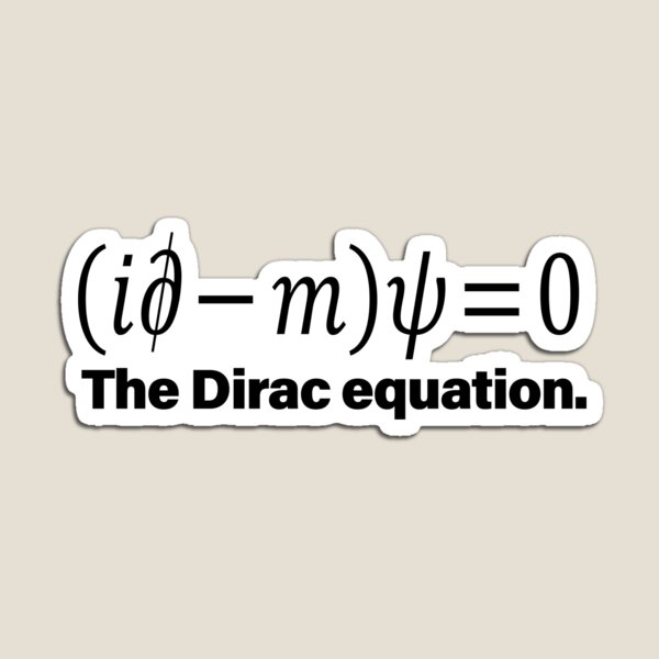 Dirac equation of relativistic quantum mechanics