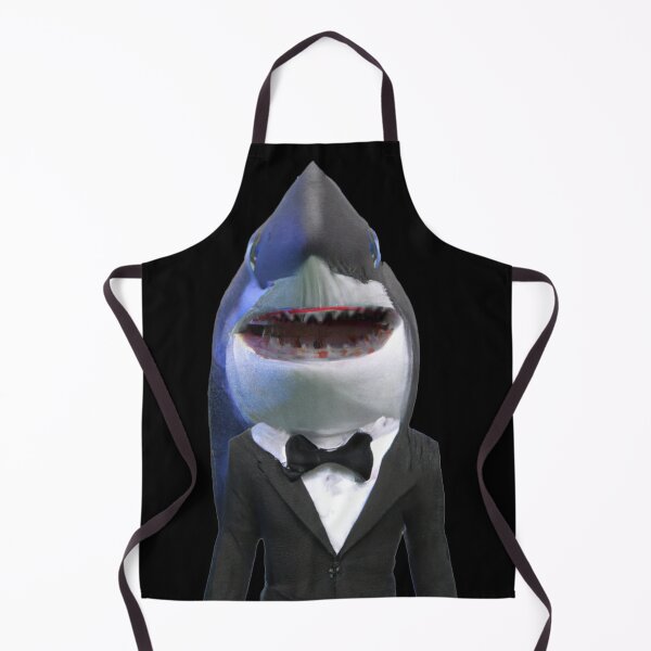Item preview, Shark in tux player classic lawyer sticker -- 3D designed and sold by glitchman2.