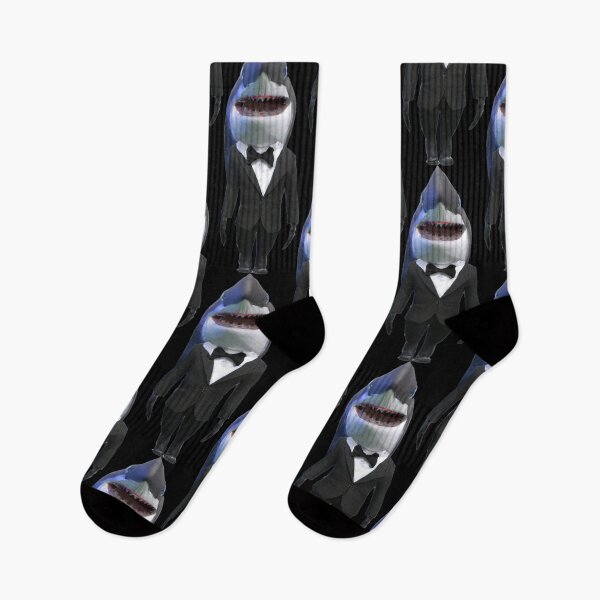Item preview, Shark in tux player classic lawyer sticker -- 3D  designed and sold by glitchman2.
