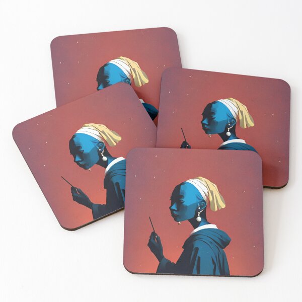 Item preview, Modern Girl With A Pearl Earring, Version 2 designed and sold by EsoteraArt.