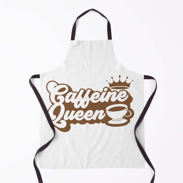 Aperçu de l'œuvre Caffeine Queen Awesome, Modern Cool Caffeine Queen, Trendy Funny Caffeine Queen créée et vendue par dmr studio.