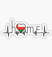 i love home Oman Sticker