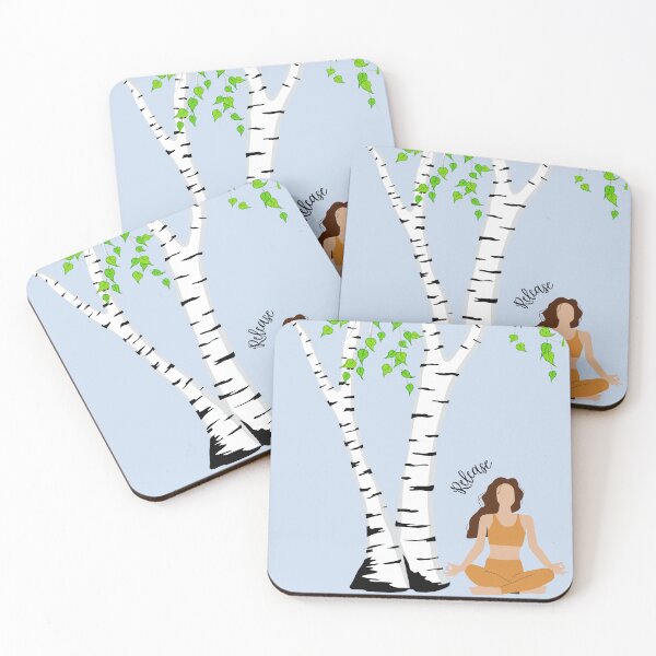 Item preview, Yoga Under a Birch Tree: Release.  designed and sold by BohemiWANDERS.