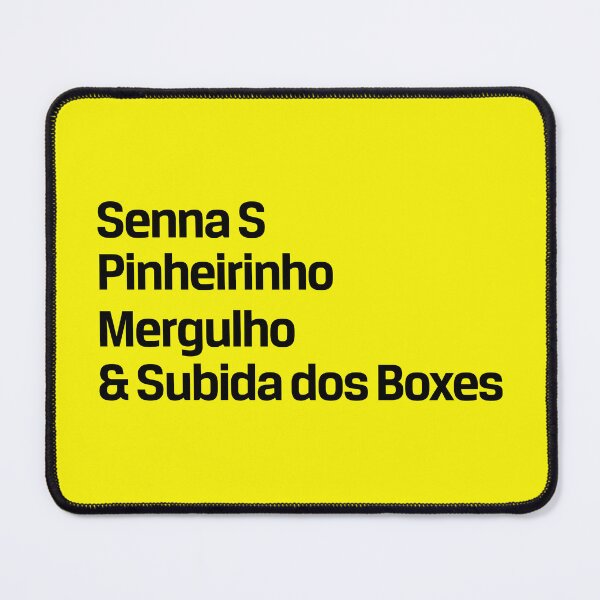 Item preview, Interlagos Corners (Black) | designed and sold by PixelsandPulp.