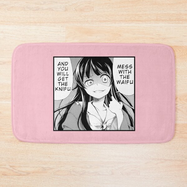 Item preview, Mess With The Waifu You Will Get The Knifu designed and sold by therealsadpanda.