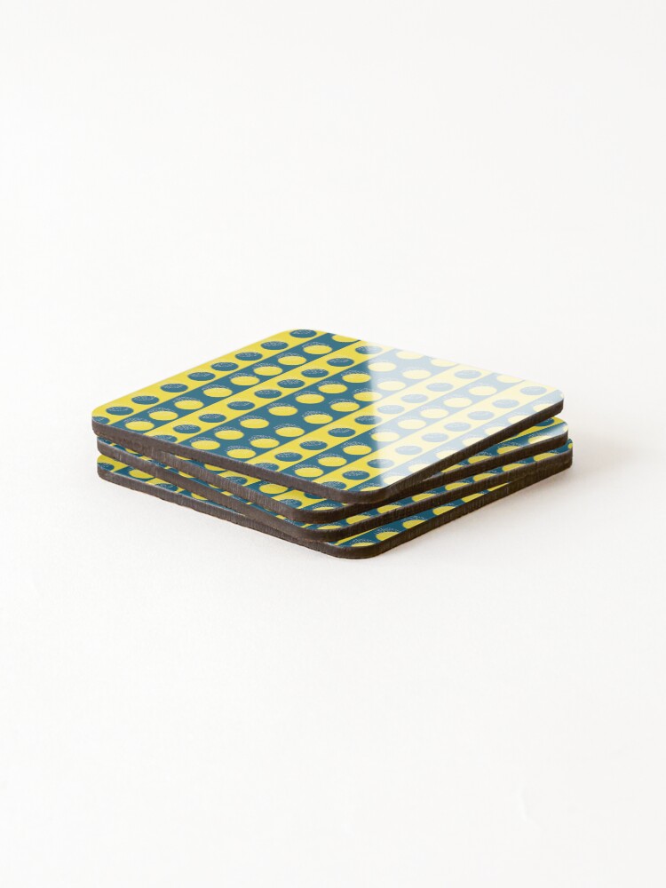 Thumbnail 4 of 5, Coasters (Set of 4), Dots Pattern designed and sold by Hic21.