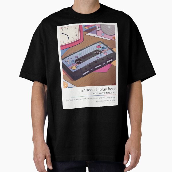 TXT Blue Hour Tシャツ 新品 L TXT Minisode BLUE HOUR T-shirt (Fan-made) – TXT Universe