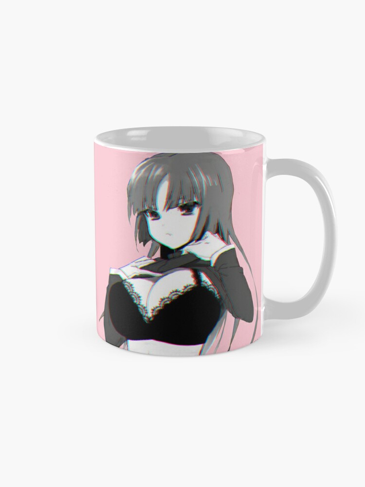 Senpai Sexy Girl Big Boobs Coffee Mug Ecchi Kawaii Ahegao Face