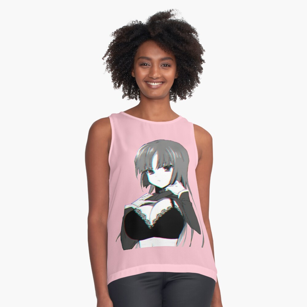 Anime Pfp Shirt / Funny Womens Anime Girl Crop Top / Weeb / 