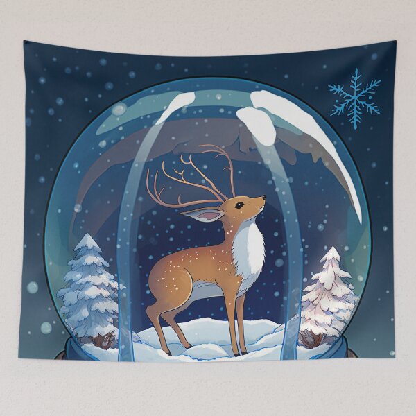 Item preview, Deer Snow Globe designed and sold by NattyCorvus.