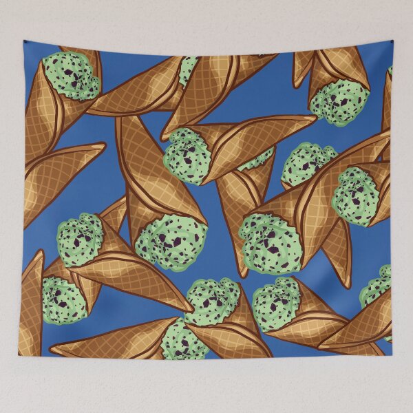 Item preview, Mint Chocolate Chip Ice Cream designed and sold by DreamFruit11.