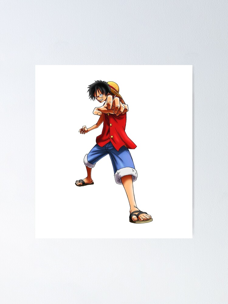 menggambar luffy