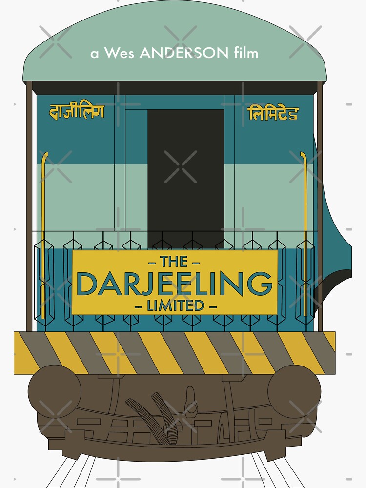 The Darjeeling Limited Sticker for Sale by daleksunshine